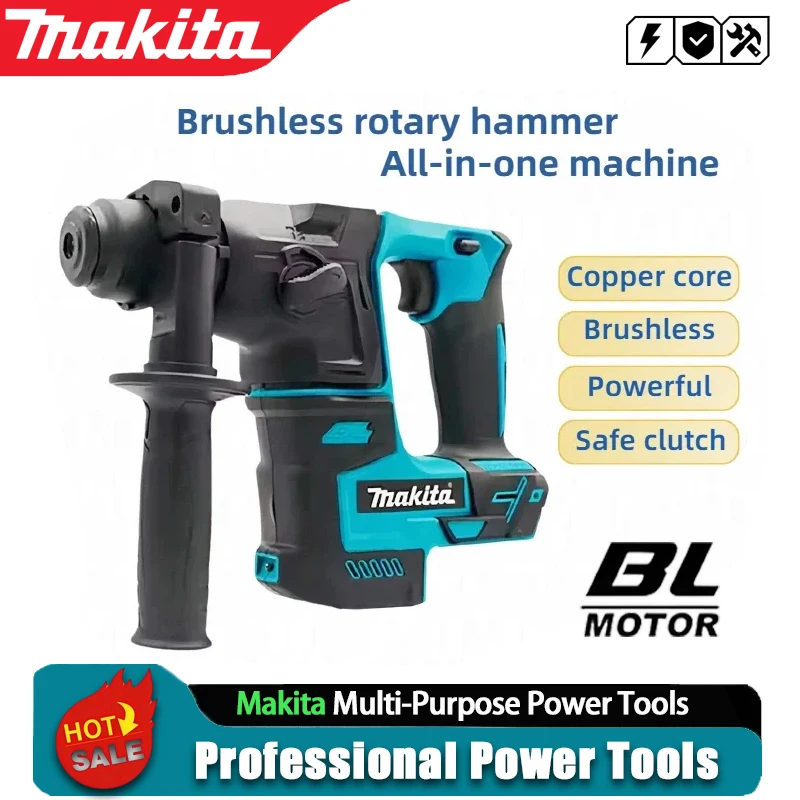 Power Tools Online - Makita Brushless Hammer Cordless Electric Hammer