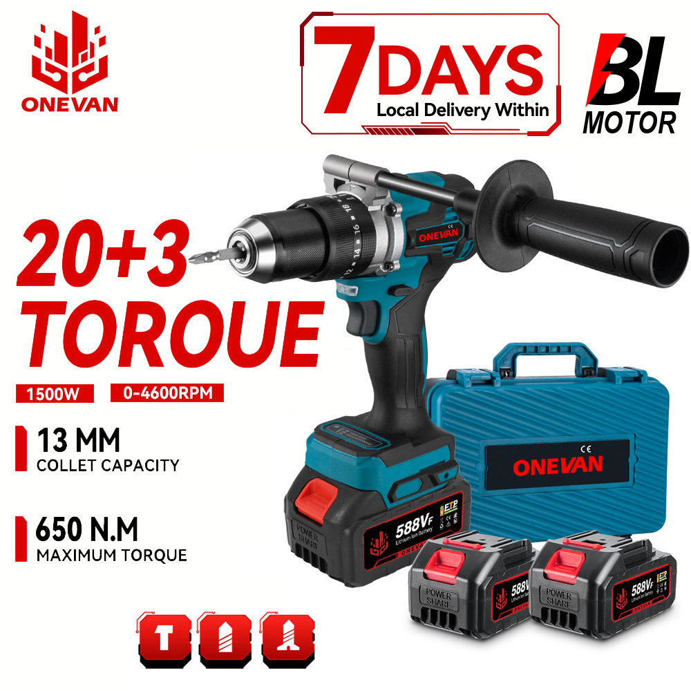 Power Tools Ingco - ONEVAN 1500W Brushless Electric Impact Drill