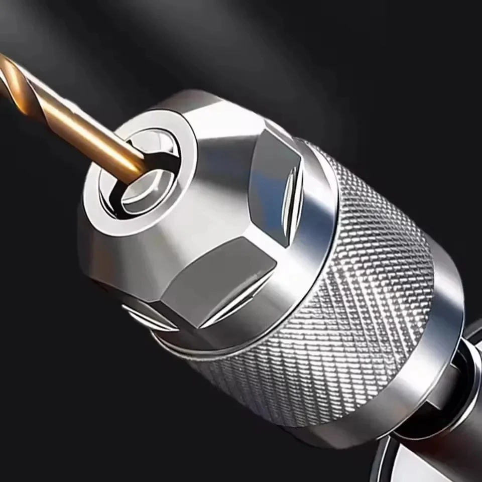Power Tools Jack - 3-Jaw Keyless Drill Chuck Adapter 1.5-6.5mm