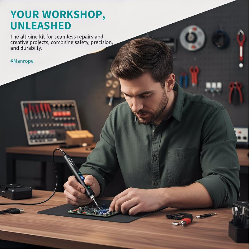 Digital Electric Soldering Iro - Power Tools Technician ulasan dan harga