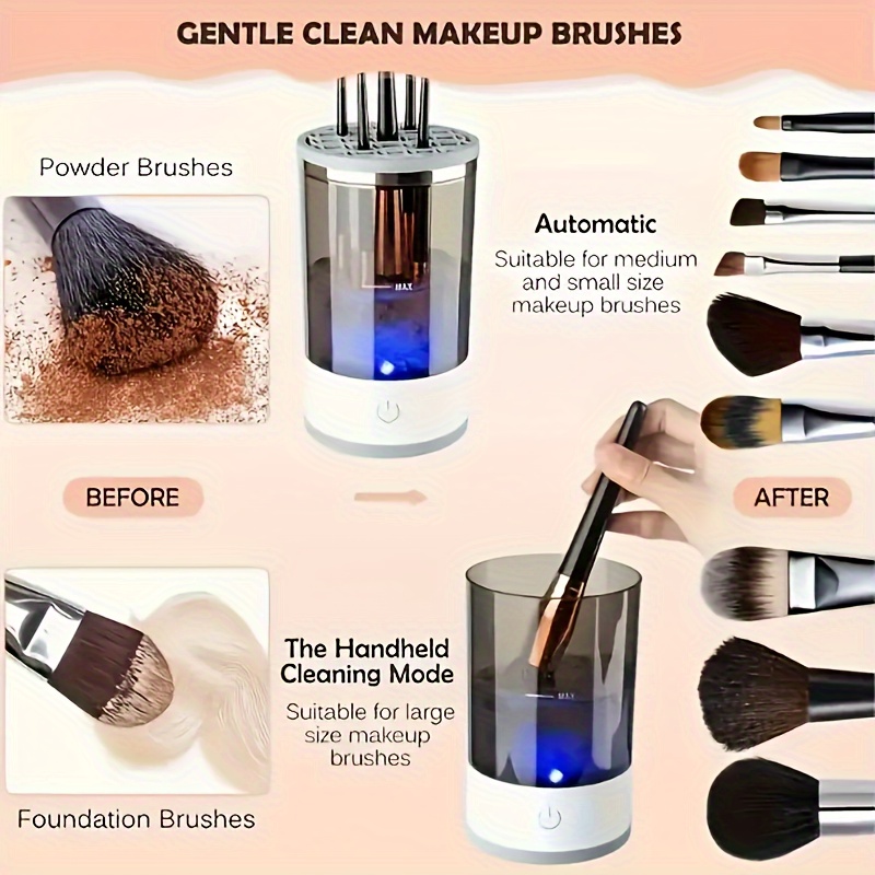 Automatic Electric Makeup Brus - Power Tools Organizer ulasan dan harga