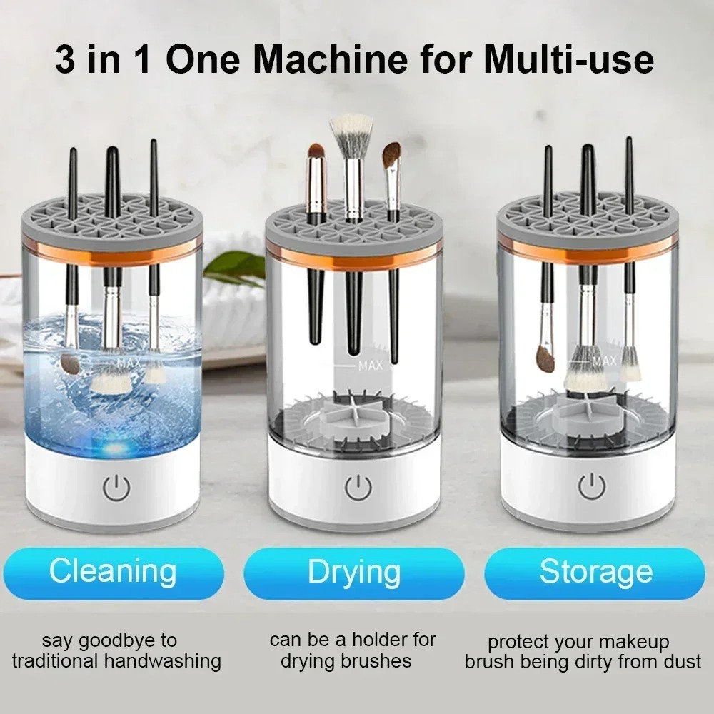 Automatic Electric Makeup Brus - Power Tools Organizer ulasan dan harga