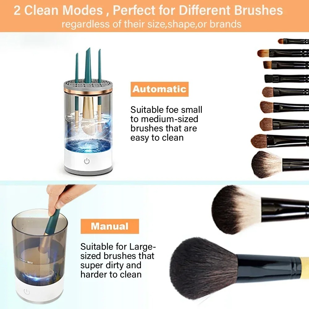 Automatic Electric Makeup Brus - Power Tools Organizer ulasan dan harga