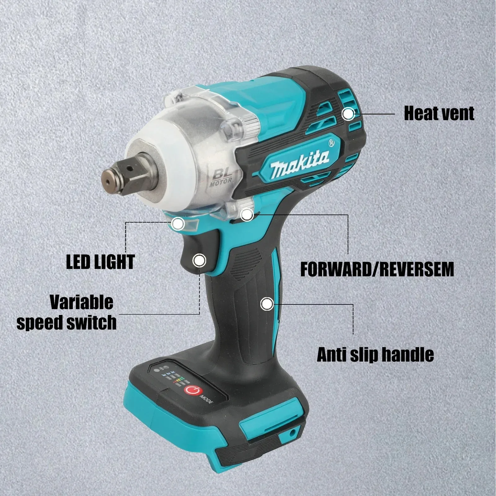 Brushless Makita DTW300 Batter - Power Tools Impact Wrench ulasan dan harga