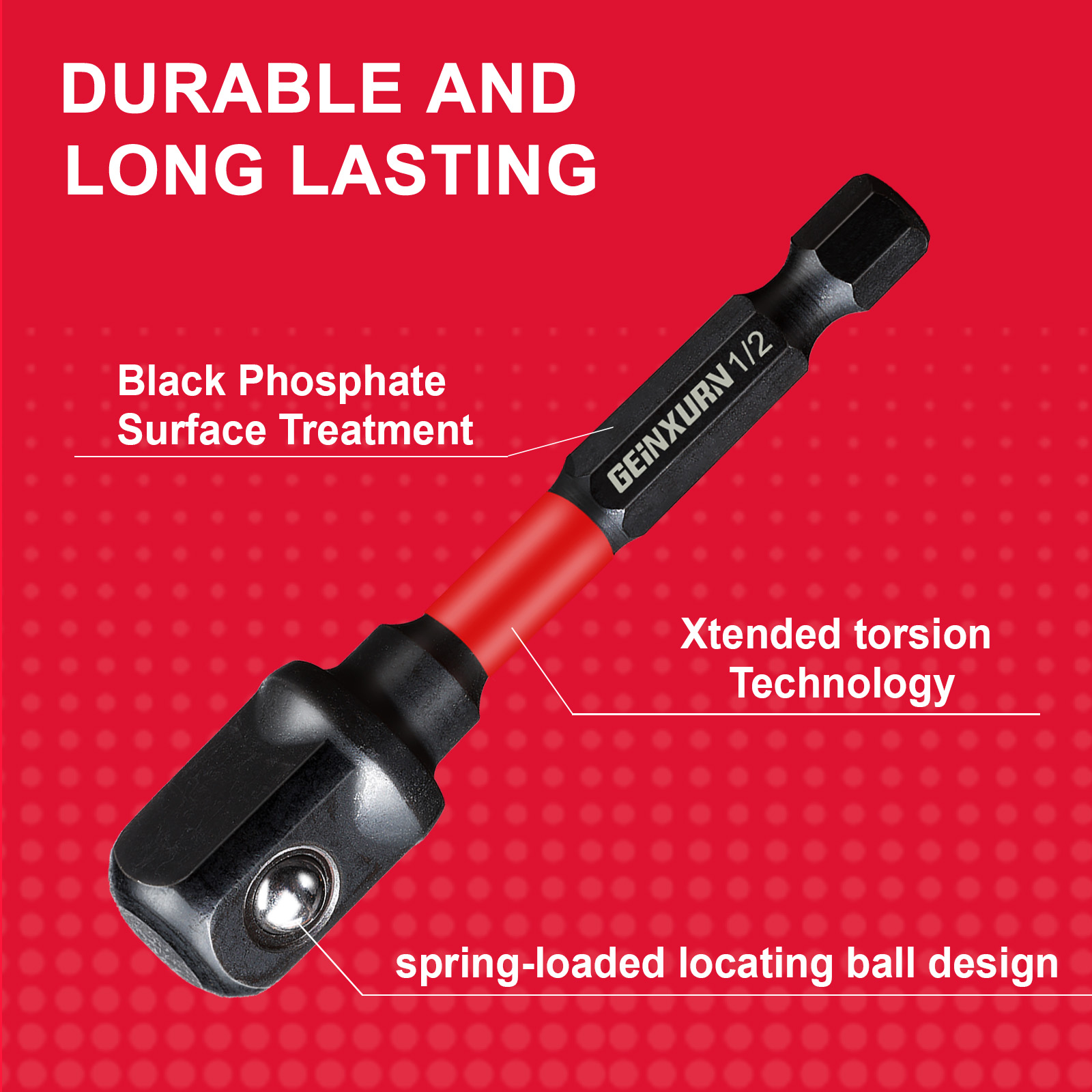 Geinxurn Impact Socket Adapter - Power Tools Impact Wrench ulasan dan harga
