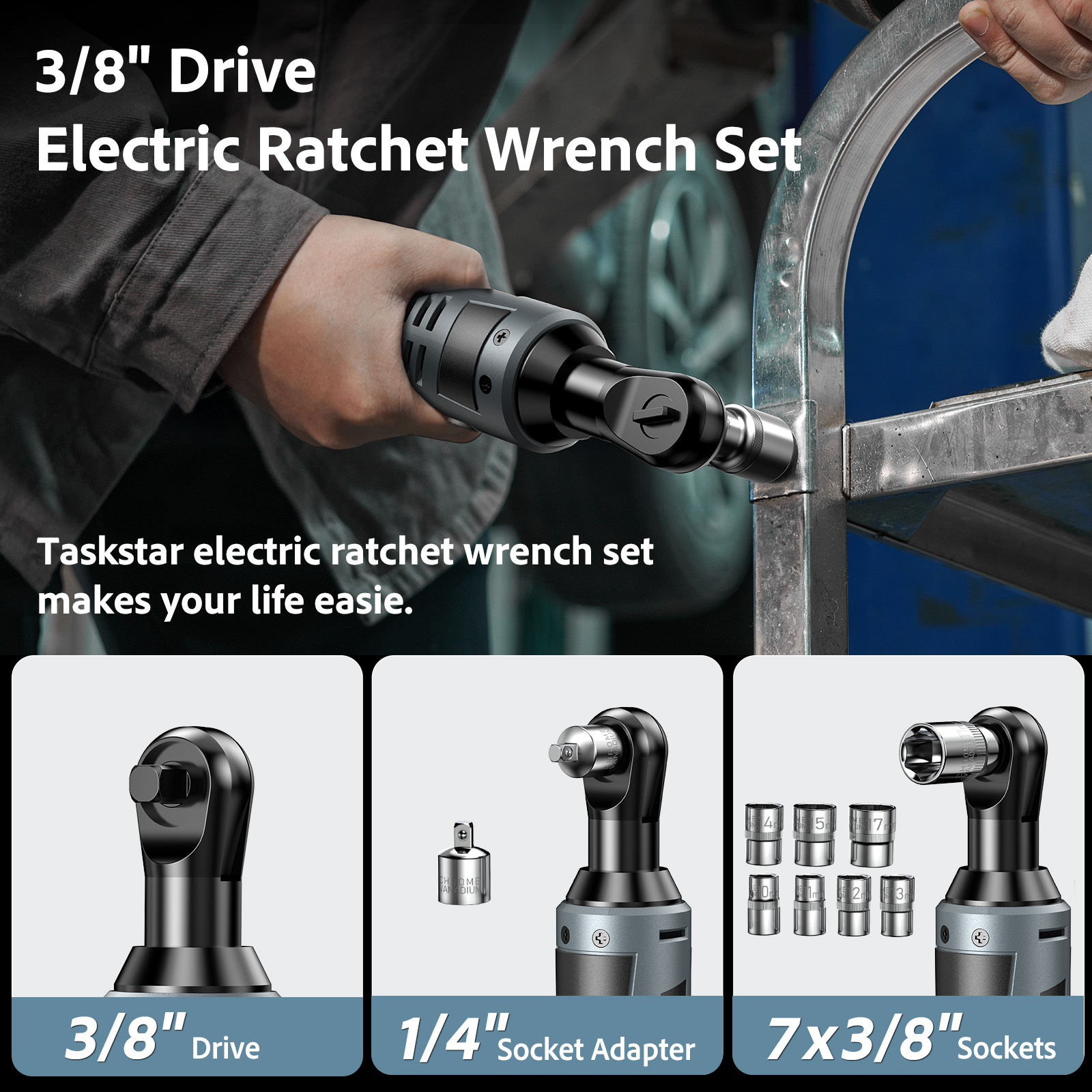 TaskStar Cordless Ratchet Wren - Power Tools Automotive ulasan dan harga
