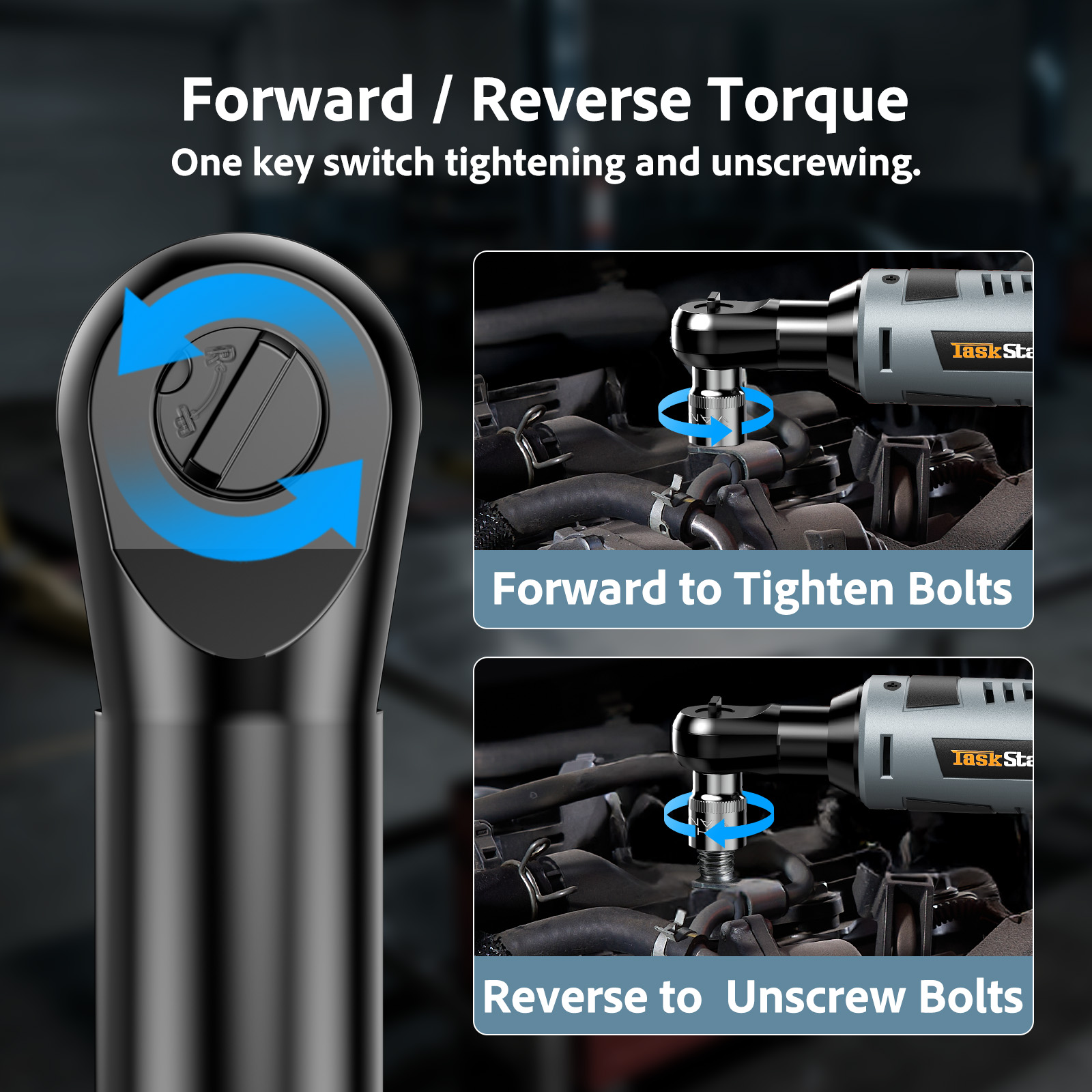TaskStar Cordless Ratchet Wren - Power Tools Automotive ulasan dan harga