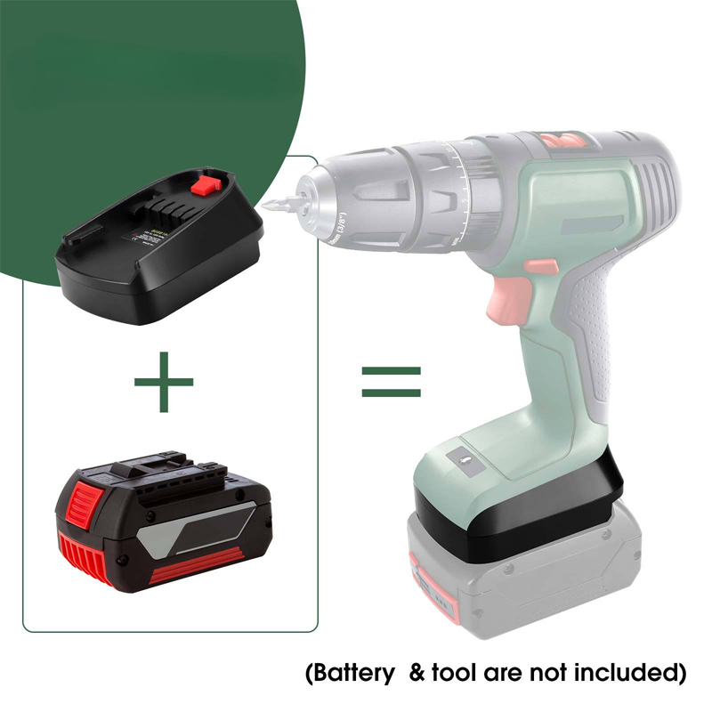 Battery Adapter For Bosch/Dewa - Power Tools Green Color ulasan dan harga