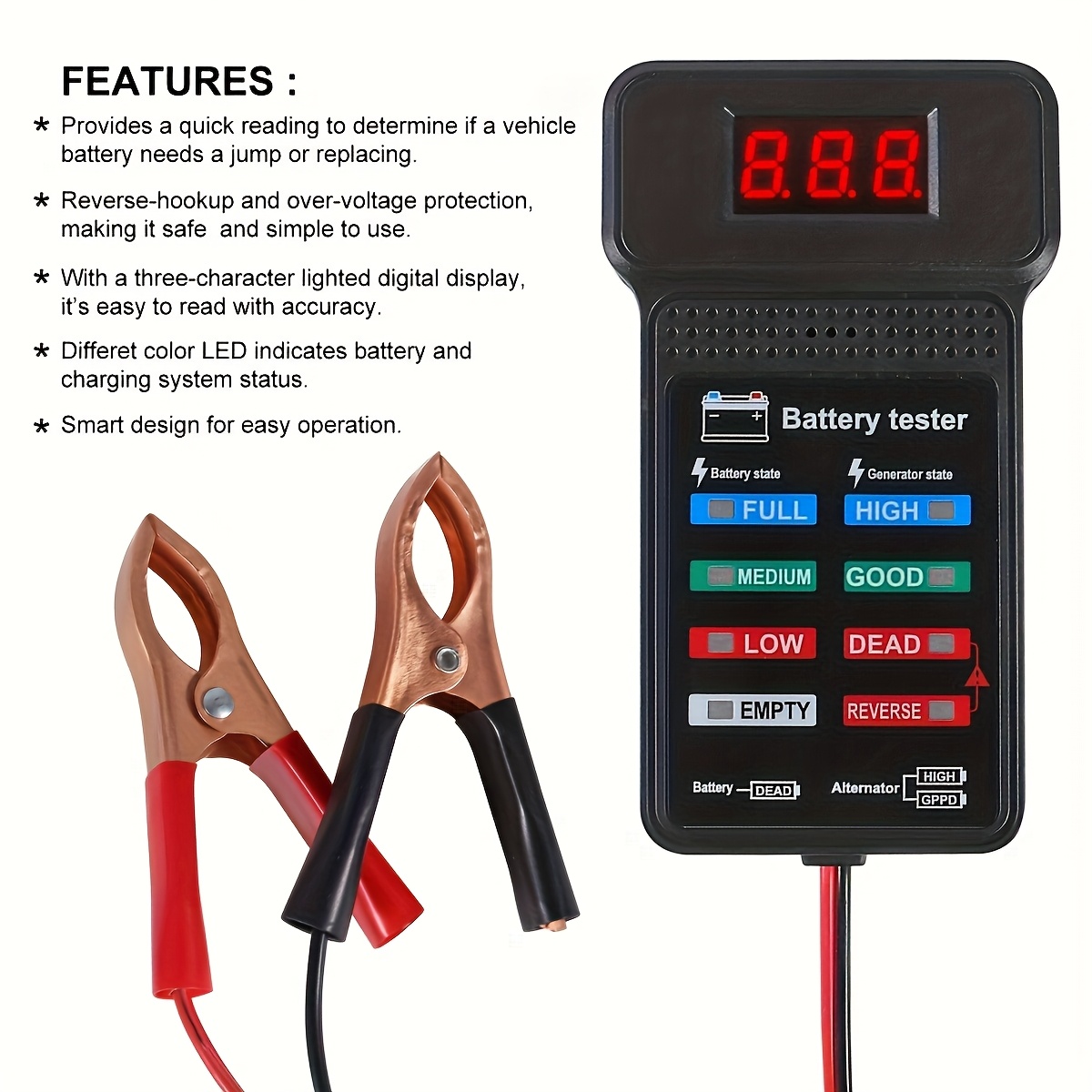 Battery Defect Detection Tool, - Power Tools Technician ulasan dan harga
