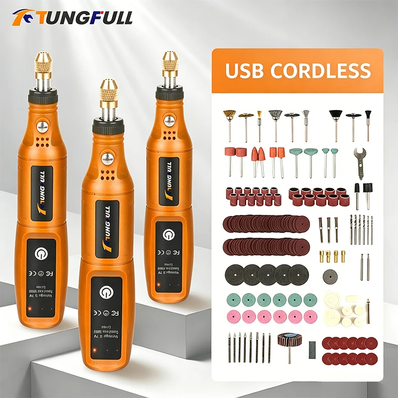 TUNGFULL Mini Electric Grinder - Power Tools Jack ulasan dan harga