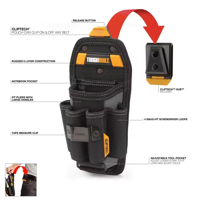 TOUGHBUILT TB-CT-36-L6 Technic - Power Tools Technician ulasan dan harga