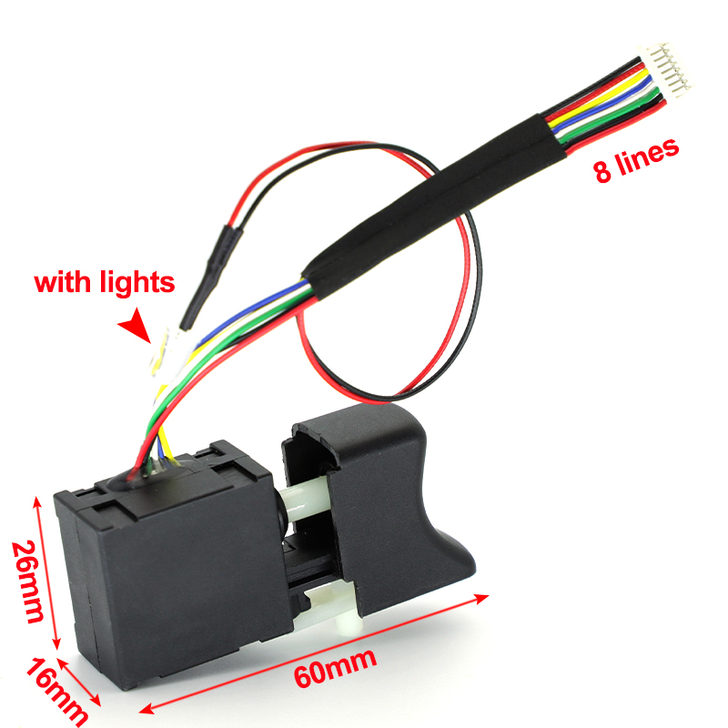 1Pcs Electric Drill Switch Adj - Power Tools Online ulasan dan harga