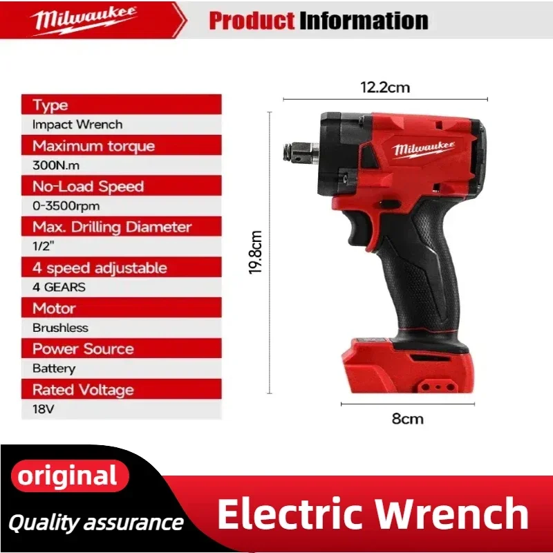 Milwaukee Brushless Cordless P - Power Tools Impact Wrench ulasan dan harga