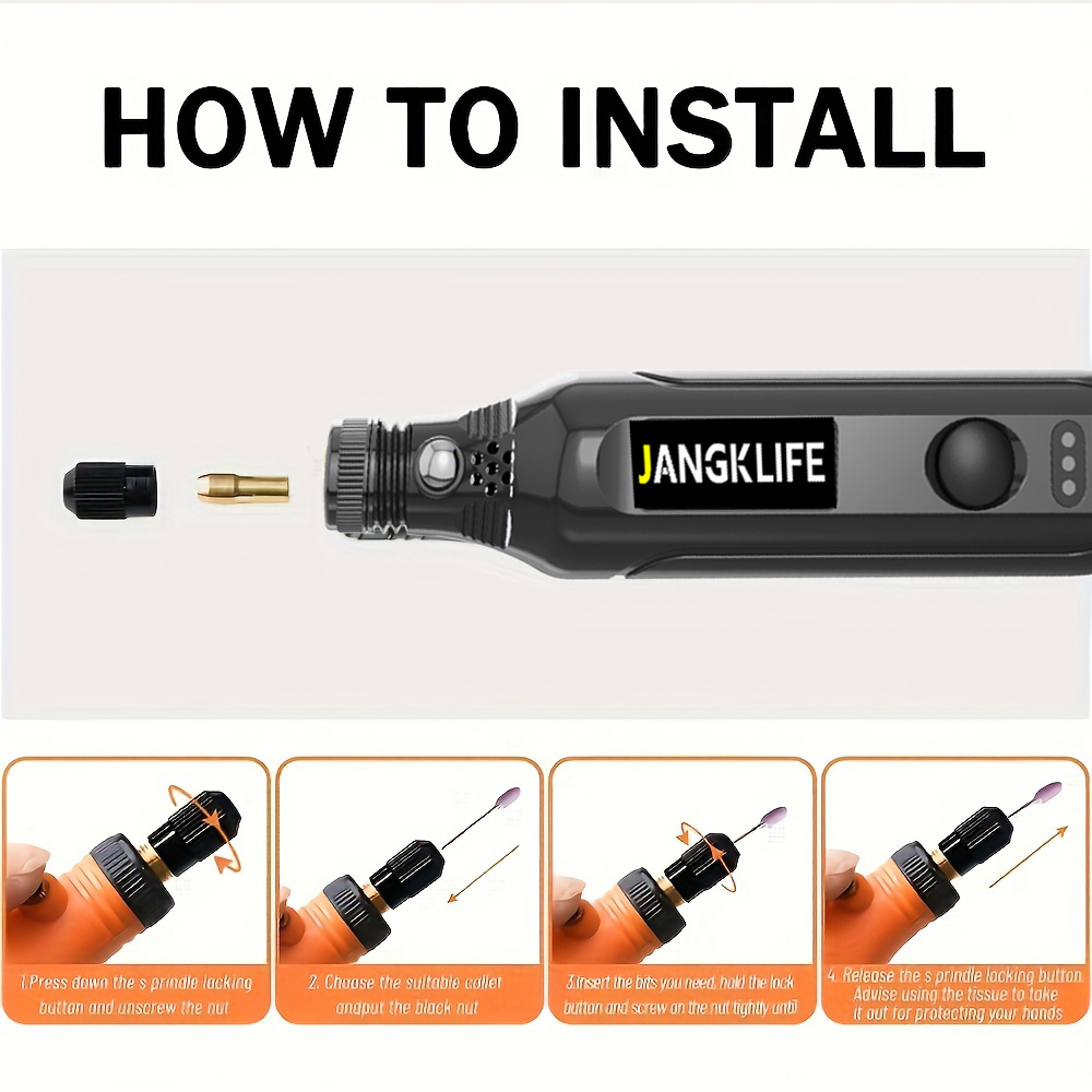 JANGKLIFE USB Cordless Rotary  - Power Tools Ingco ulasan dan harga