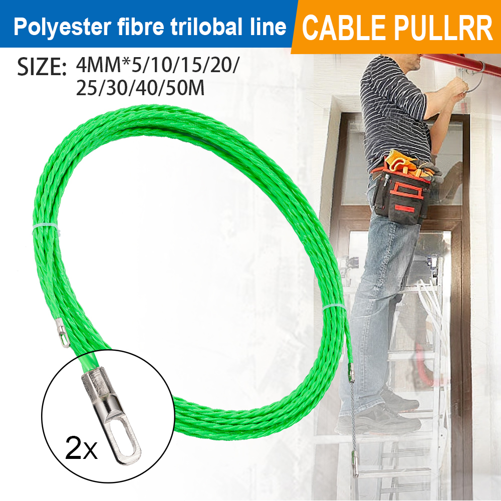 4MM Fiberglass Fish Tape Cable - Power Tools Green Color ulasan dan harga