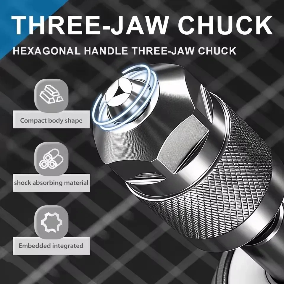 3-Jaw Keyless Drill Chuck Adap - Power Tools Jack ulasan dan harga