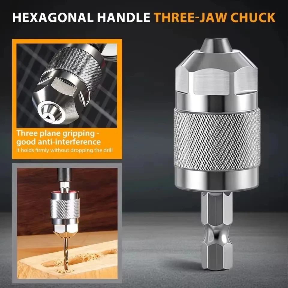 3-Jaw Keyless Drill Chuck Adap - Power Tools Jack ulasan dan harga